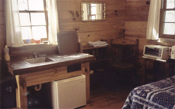 Efficient kitchen in Camping Cabin