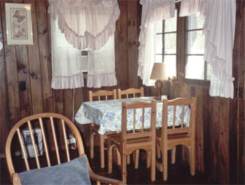Dining Table in the Little Cabin