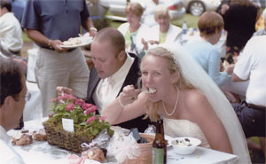 Cake for the bride and groom