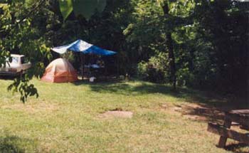Tent Under a Tarp